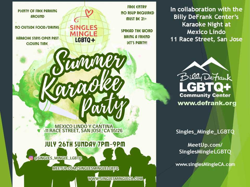 July 26 - Singles Mingle for LGBTQ+'s Image