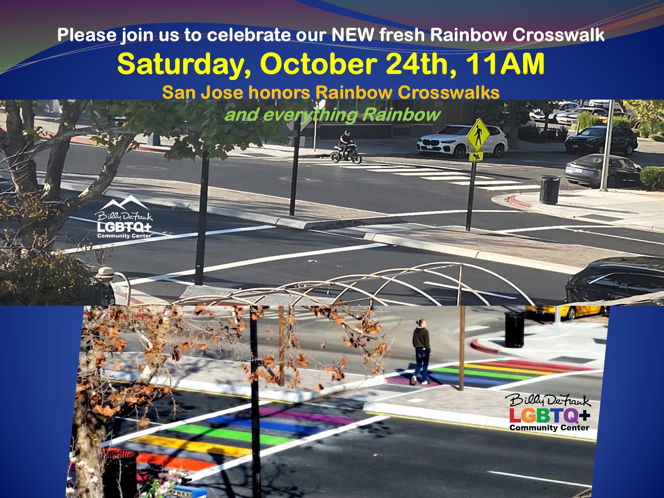 October 24 - NEW Rainbow Crosswalk Image